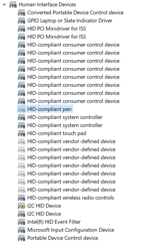 Hid Compliant Touch Screen Driver Missing Windows 10