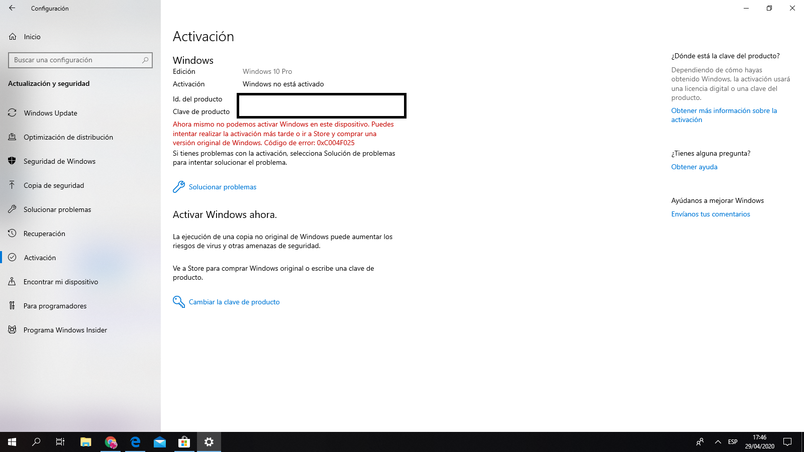 Solucionador De Problemas De Activacin De Windows 10 8379