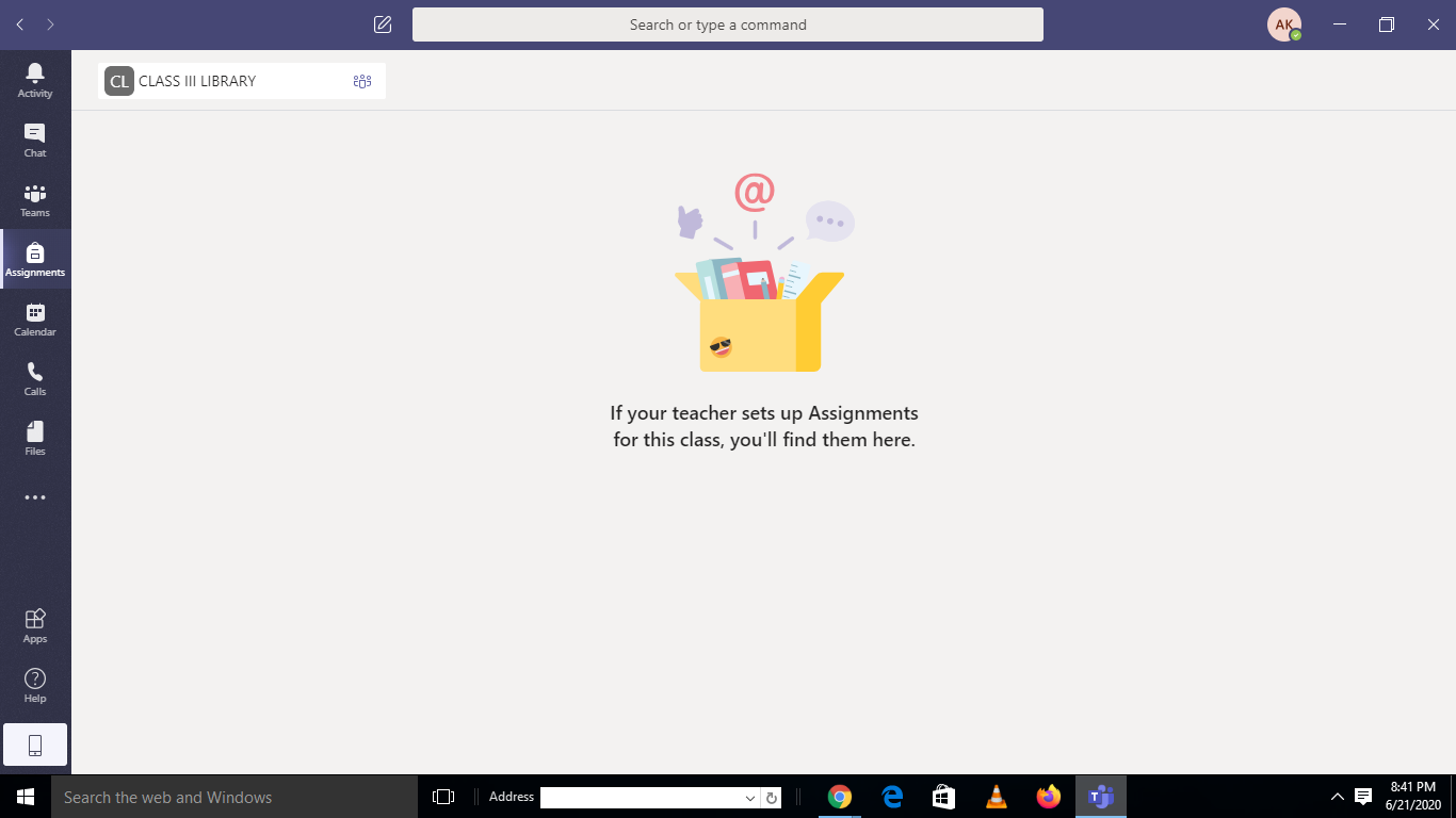 no assignment tab in microsoft teams