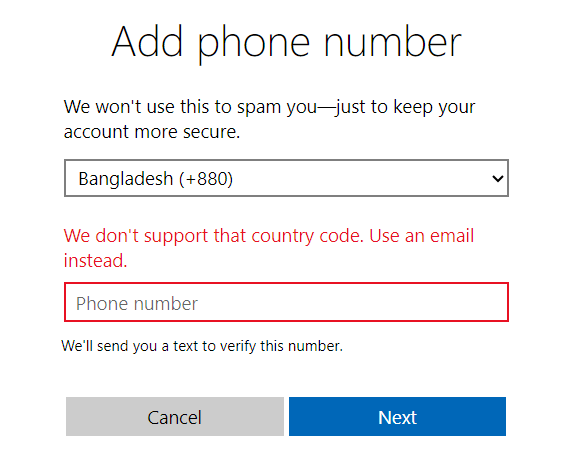 How to add an email address or phone number to your Microsoft account -  Microsoft Support