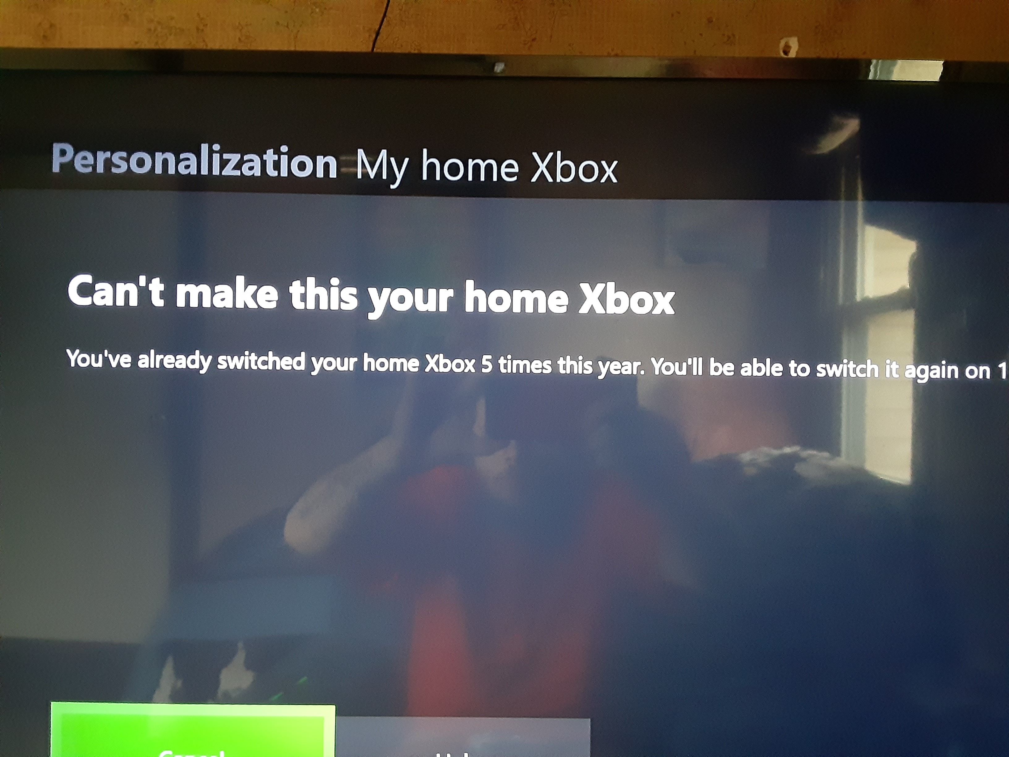 how to make my home xbox after 5 times
