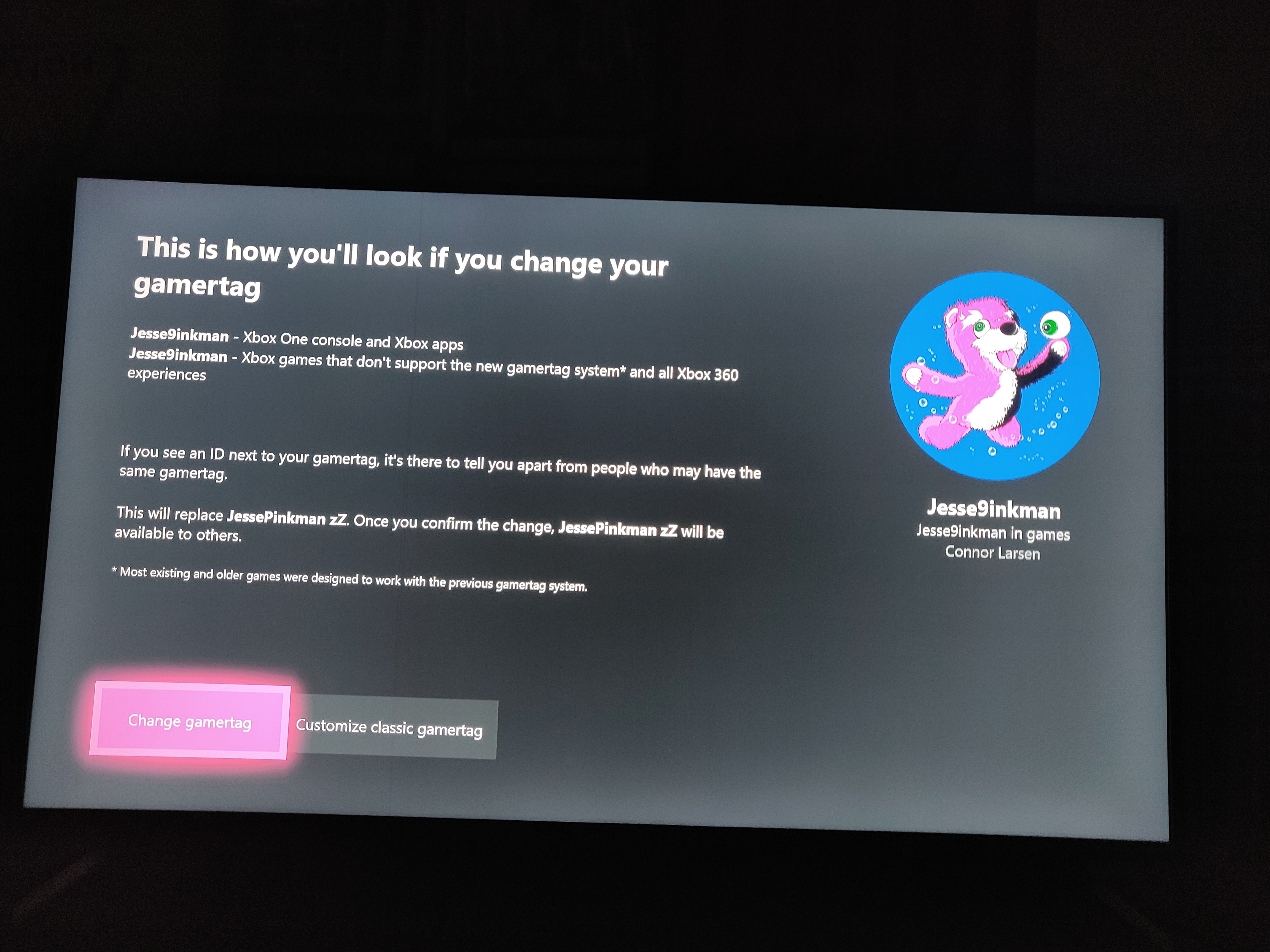 How To Take Off Classic Gamertag Microsoft Community