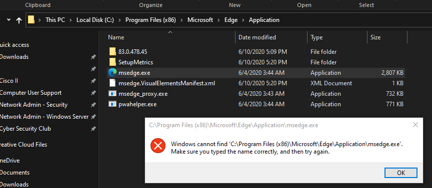 Windows Cannot Find C Program Files Microsoft Community