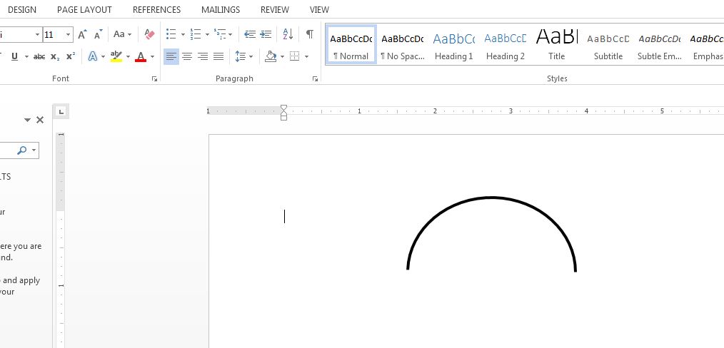 How To Draw Semicircular arch With Rectangular Underneath In 