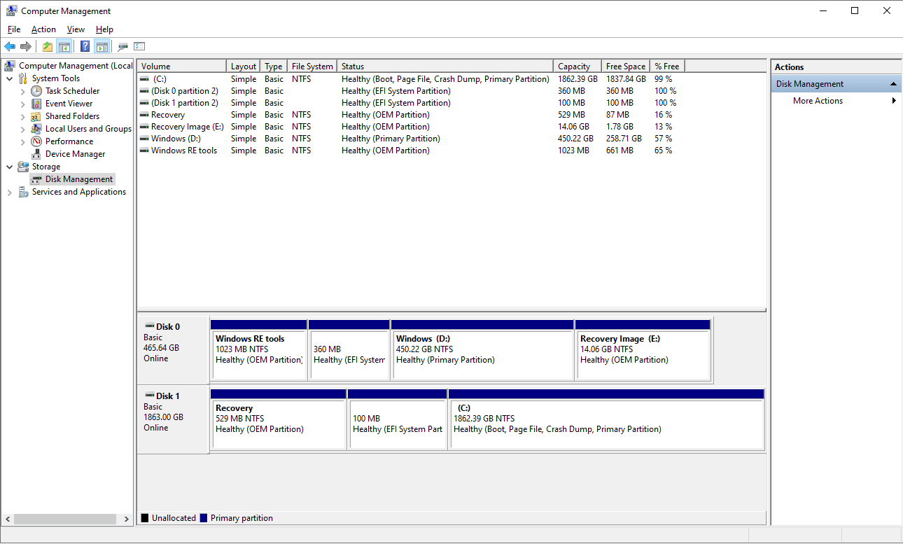 Replaced hard drive, installed windows, went OK. Reverted to old drive ...