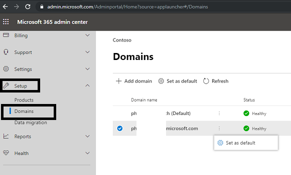 How do i change domain with office 365 microsoft community