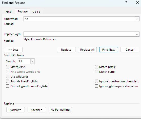 How to change font size of endnote numbers? : r/word