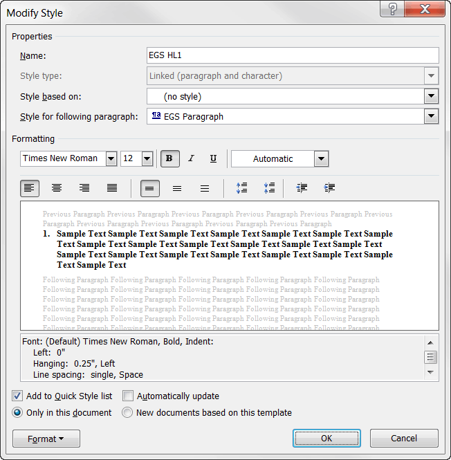 Reset Linked Style Type in Template - Microsoft Community