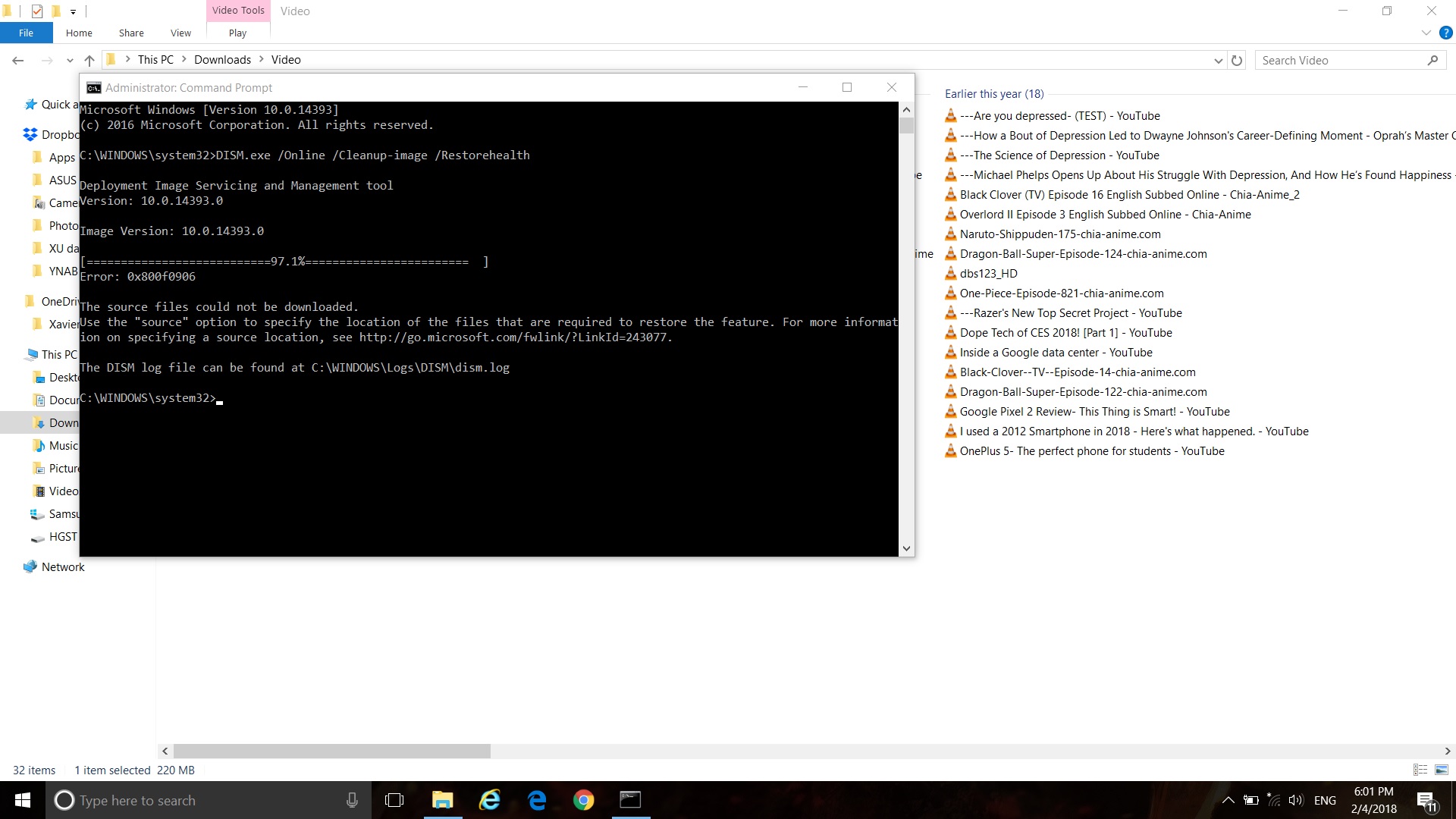 error 87 DISM - Microsoft Community