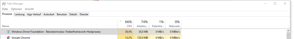 High Cpu Usage By Windows Driver Foundation Microsoft Community