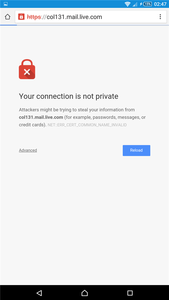 Fix Your connection is not privateAttackers might be trying to steal your  information 