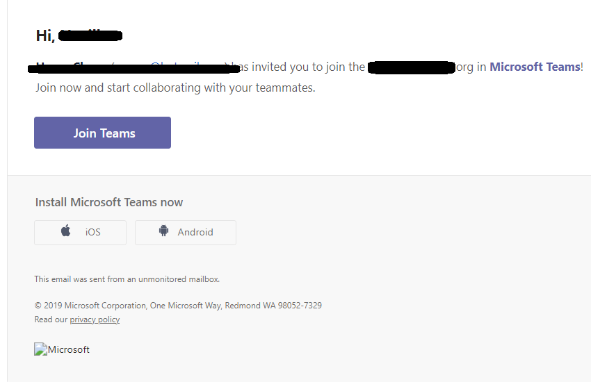 Teams Doesn't Recognize My Email When Clicking The Invitation Link ...