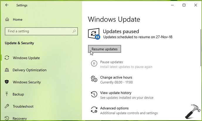 How to resume Windows updates - Microsoft Community