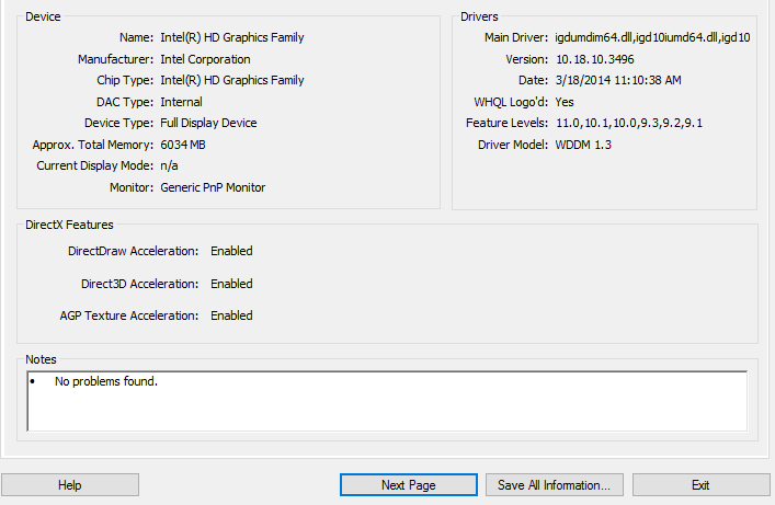 Обновить драйвера intel hd graphics 4400