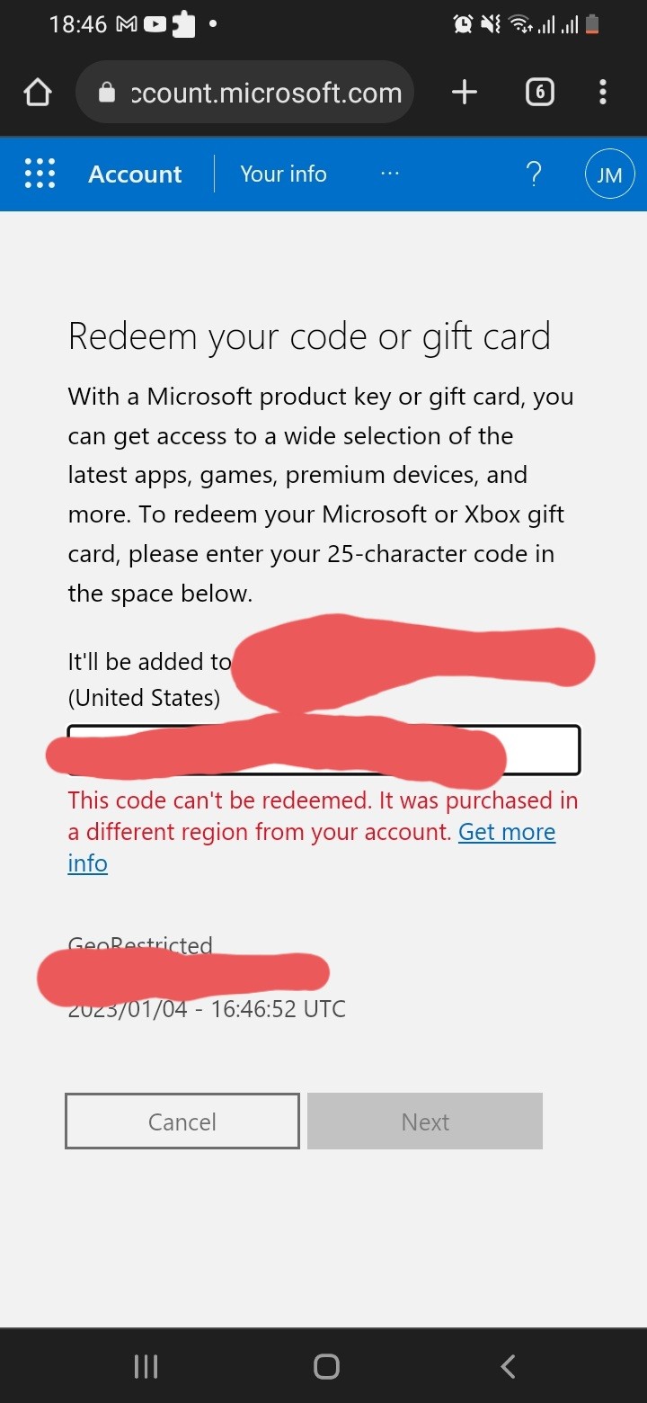 Microsoft game best sale pass code redeem