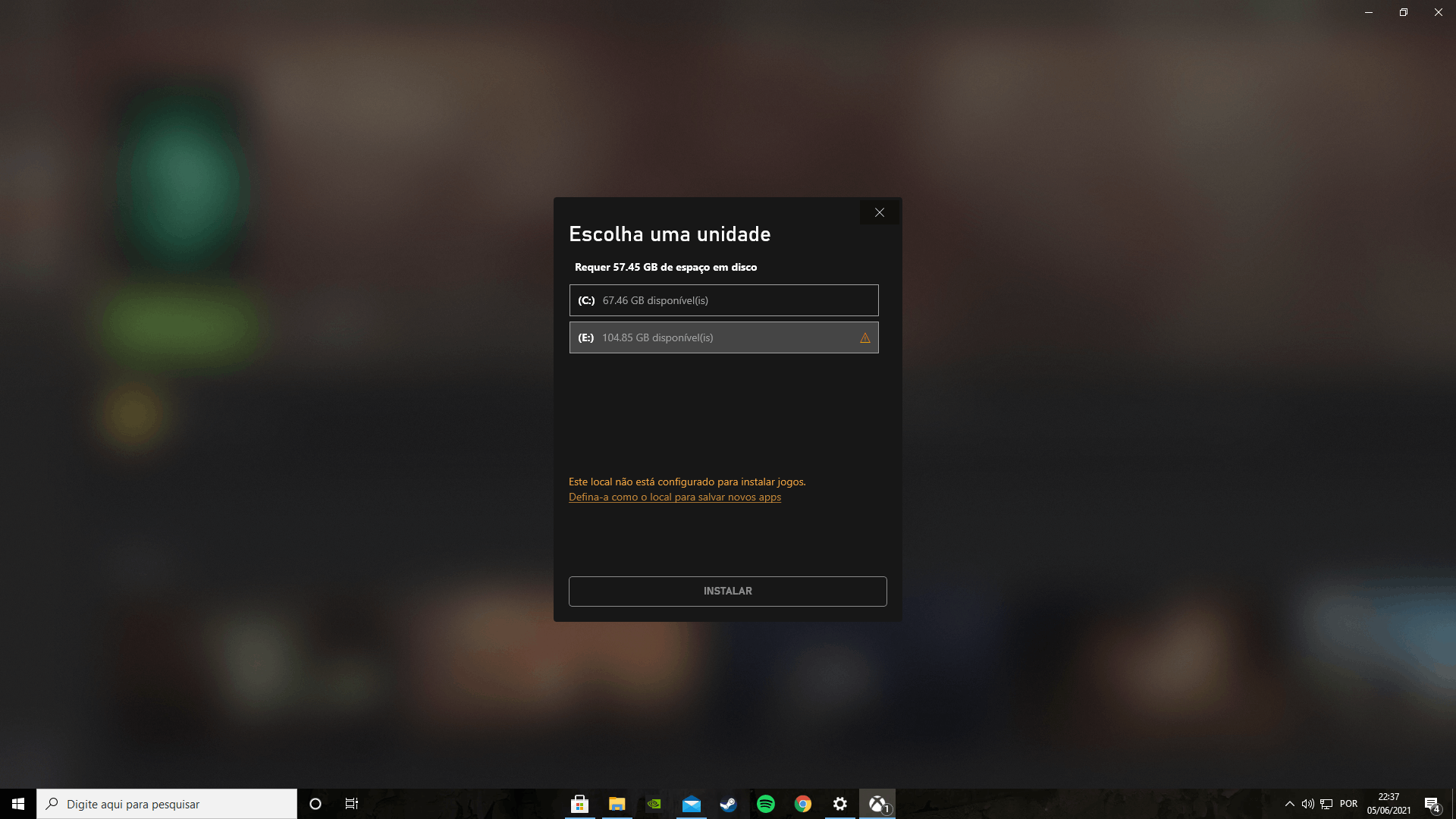 Este local não está configurado para instalar jogos erro xbox - Microsoft  Community, aplicativos de instalar jogos 