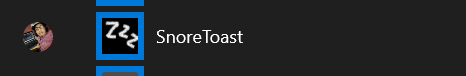 Snoretoast windows 10 что это