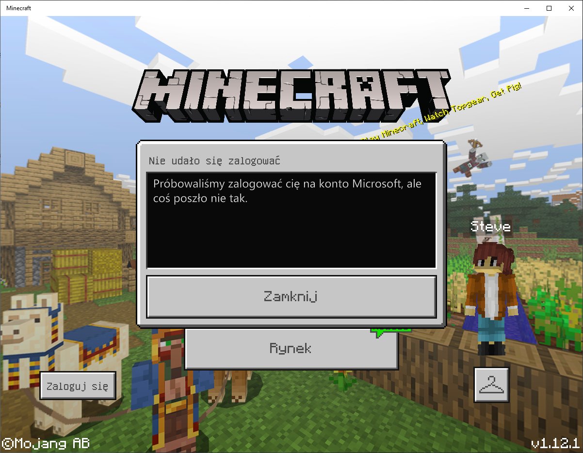 Problem Z Logowaniem W Minecraft Microsoft Community