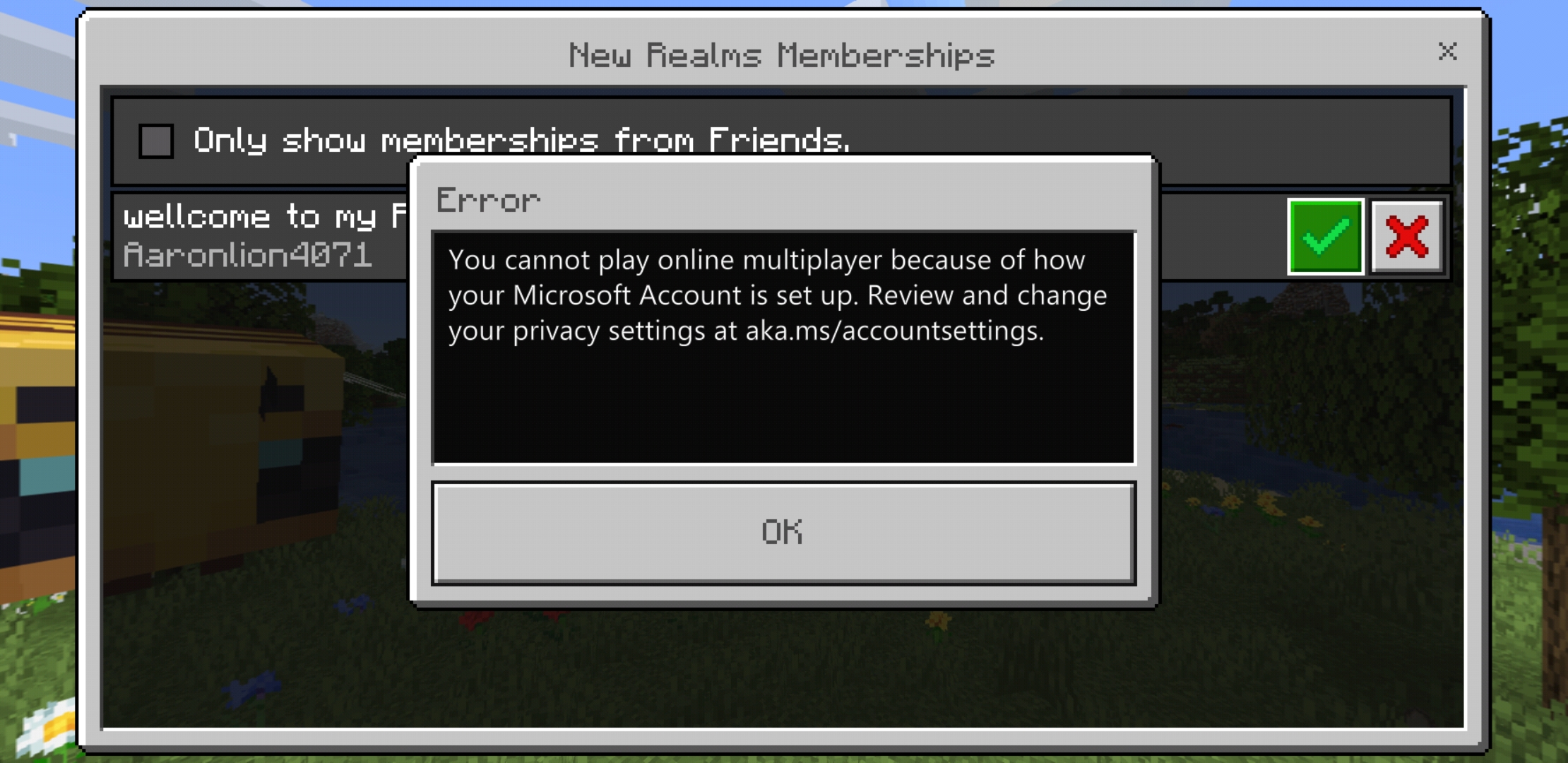 Why can't I play Minecraft multiplayer? - Microsoft Community