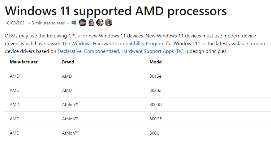 AMD Athlon 3000G not upgrading to Windows 11 Microsoft Community