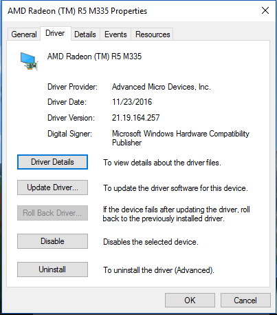 Windows Update download and installs outdated driver Microsoft