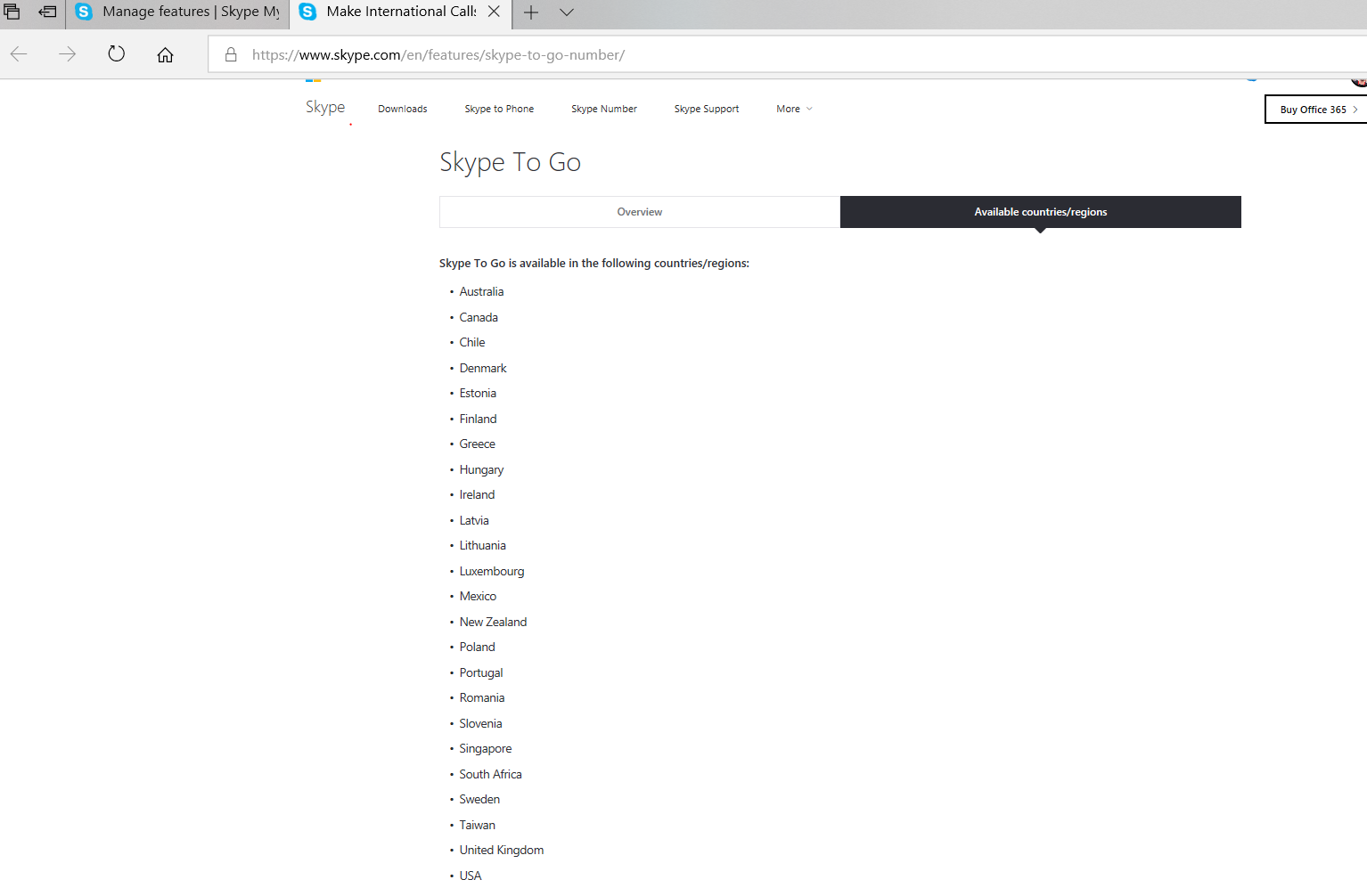 Skype To Go - Taiwan - Microsoft Community