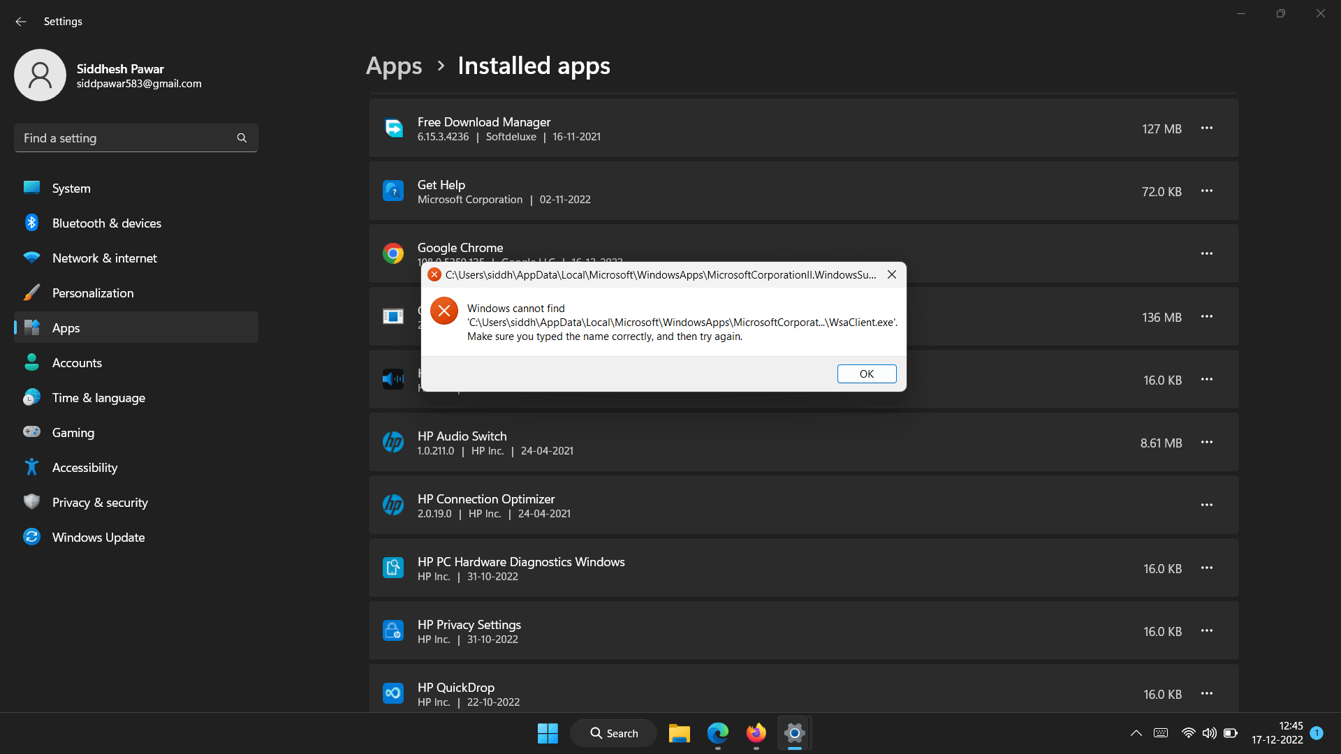 Unable To Uninstall App - Microsoft Community