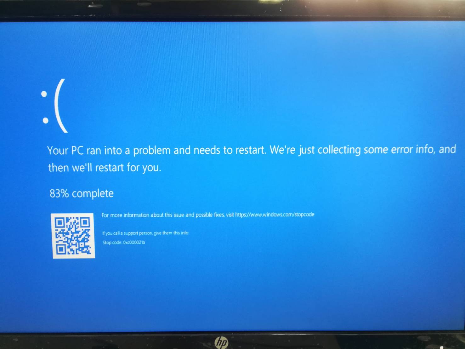 Windows 10 เข้าไม่ได้ Stop code 0xc000021a และ Automatic