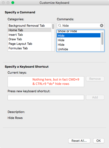 Lots Of Weirdness With Excel Keyboard Commands That Don't Do Anything ...