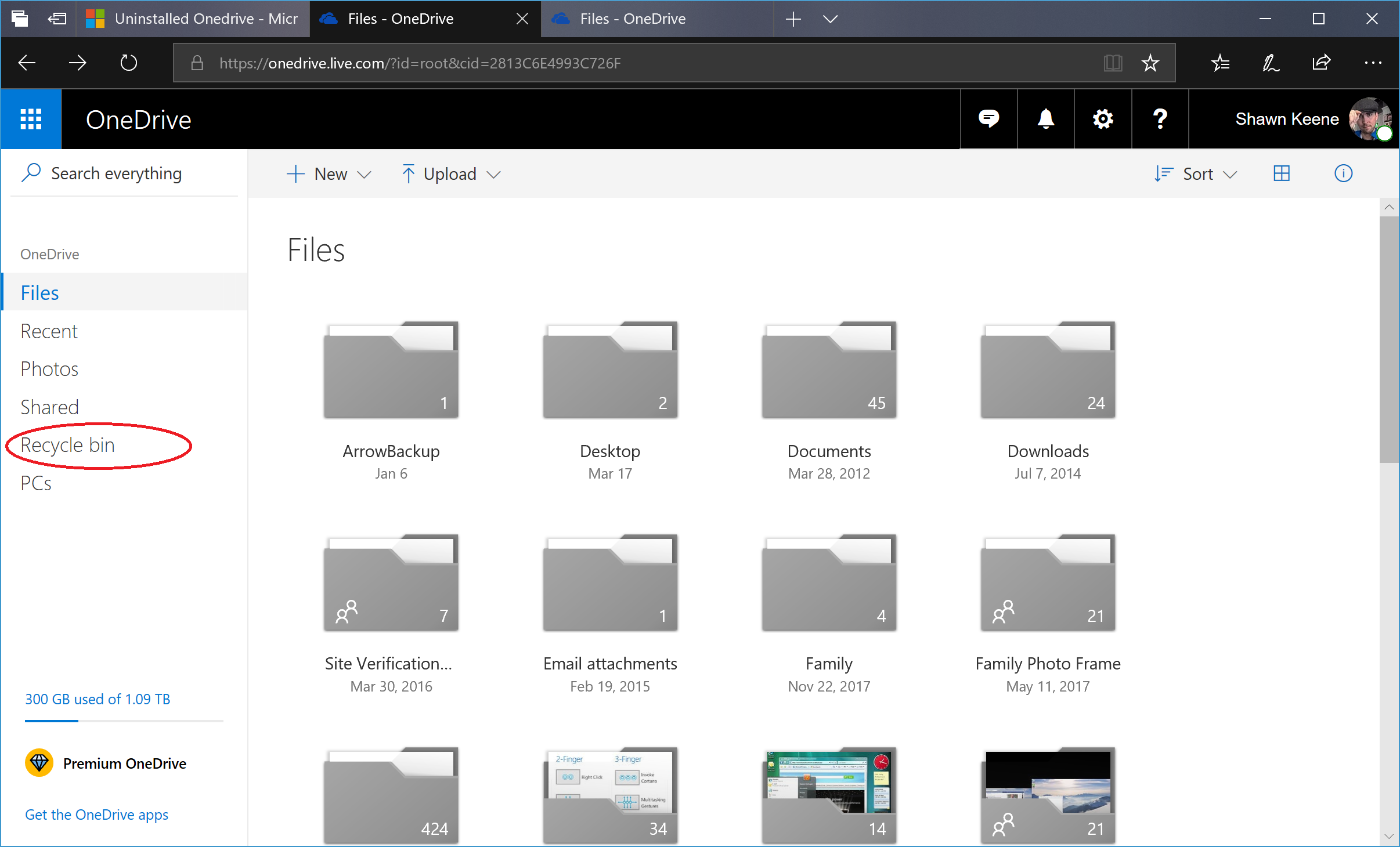 Uninstalled Onedrive Microsoft Community