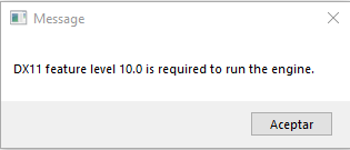 Error Dx11 Feature Level 10 0 Is Required To Run The Microsoft Community