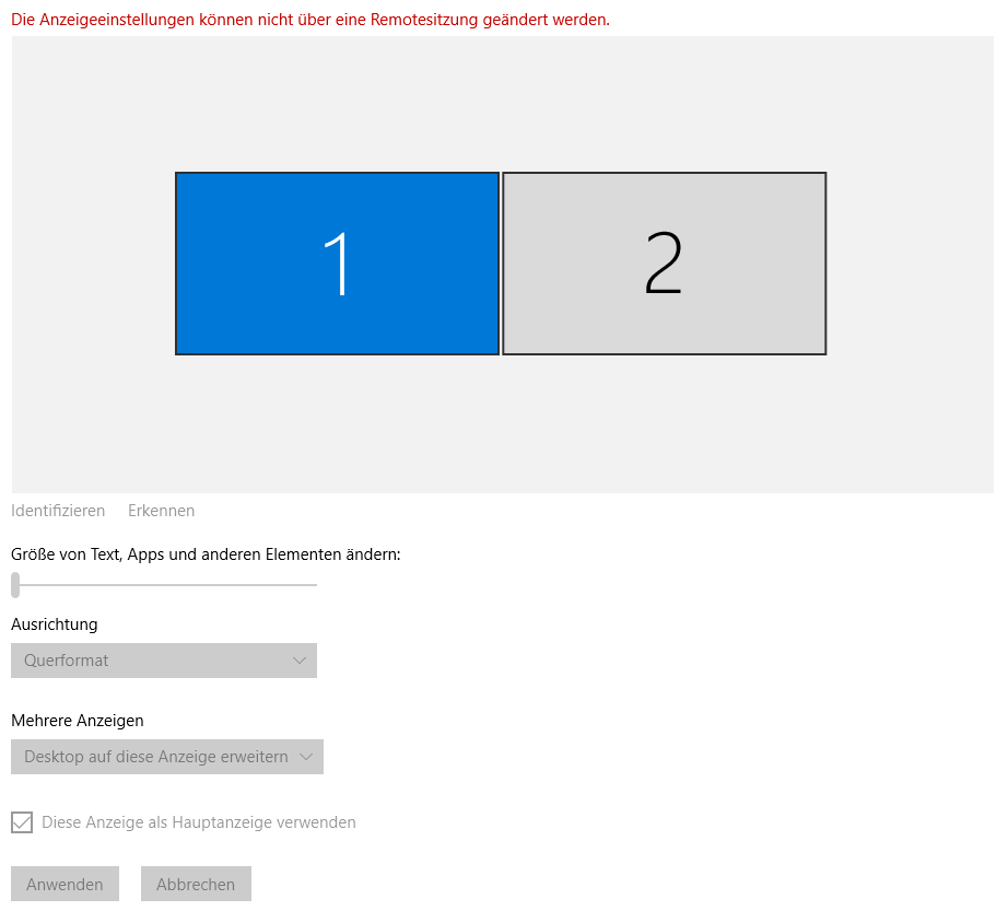 Windows 10 --- Anzeigeneinstellungen - Bildschirmnummerierung ändern / Display settings -...