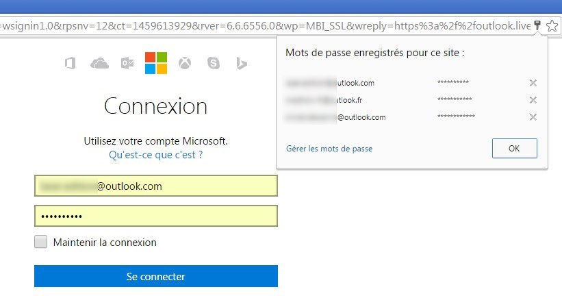 comment enregistrer adresse mail dans outlook