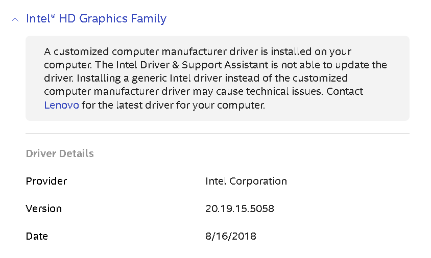 Intel graphics hot sale latest driver