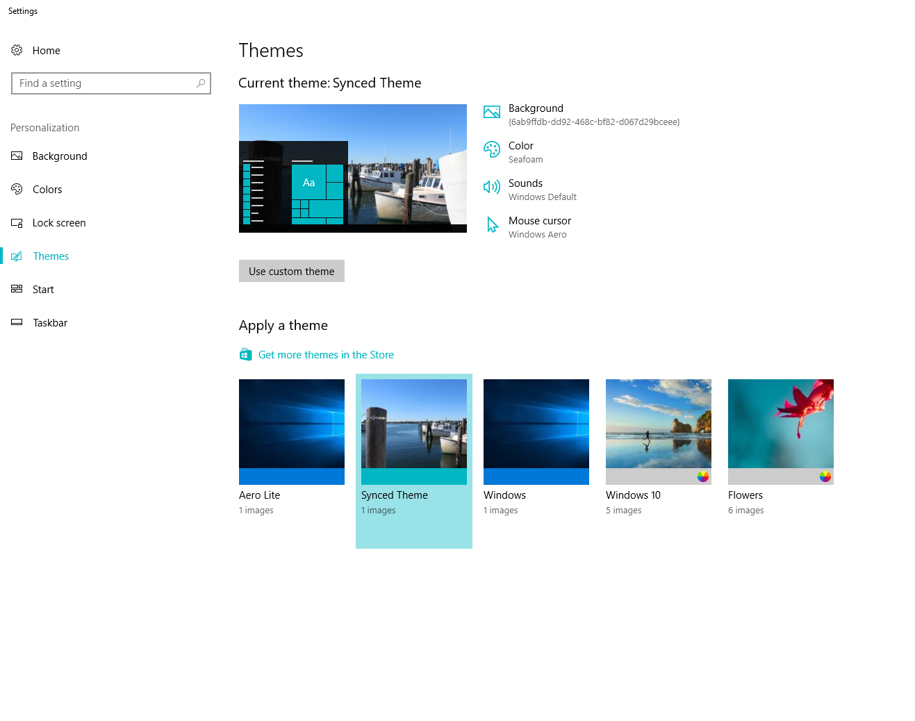 How do I recover Windows 10 Synced Theme (roamed theme) - Microsoft ...