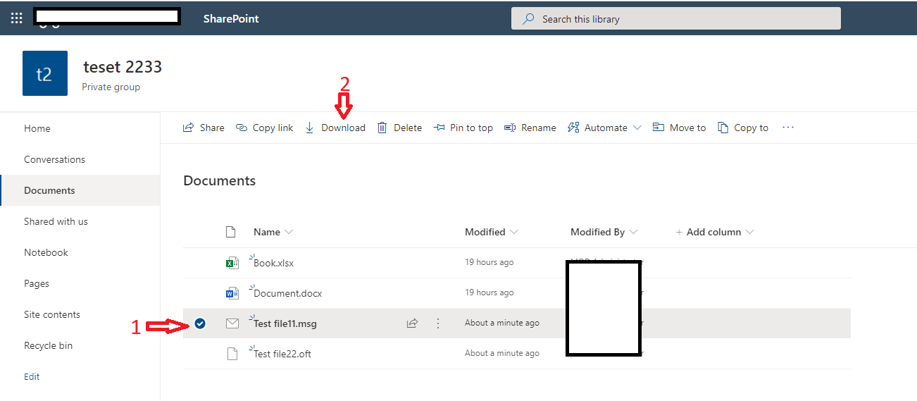 How to open msg file in sharepoint online microsoft community