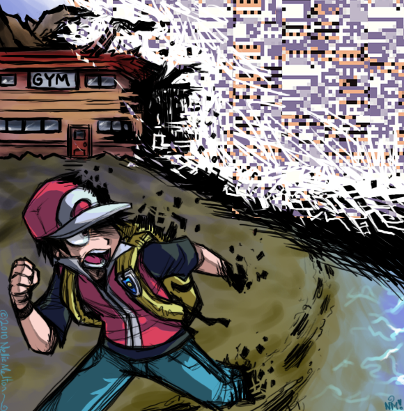 Abandoned Pokémon center by Rofftensive on Newgrounds