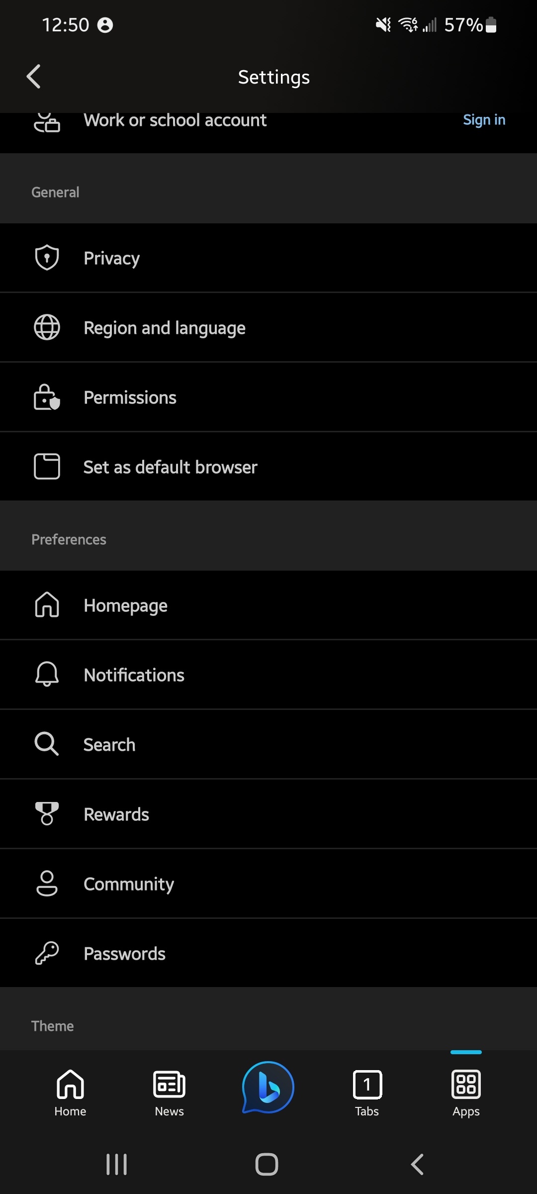 Can I change the Bing Android app so I don't make a new tab every time ...