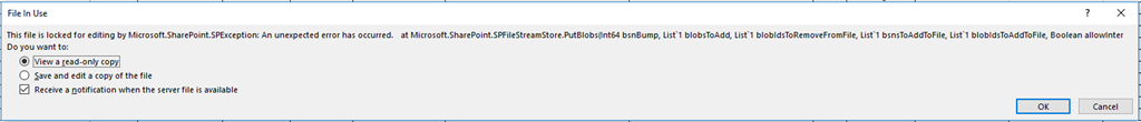 error-while-opening-a-file-in-excel-from-sharepoint-library-microsoft