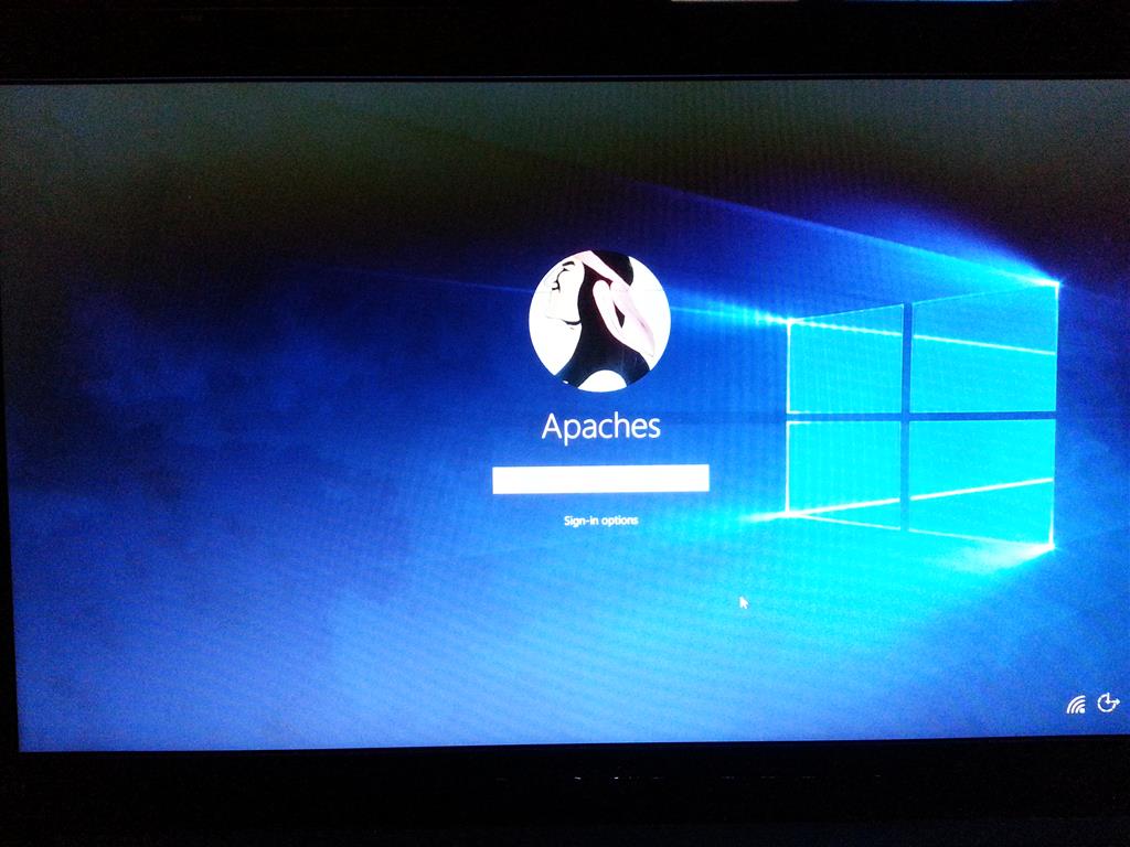 Windows 10 Welcome Screen Has Rabbit Figure Bottom Left Corner