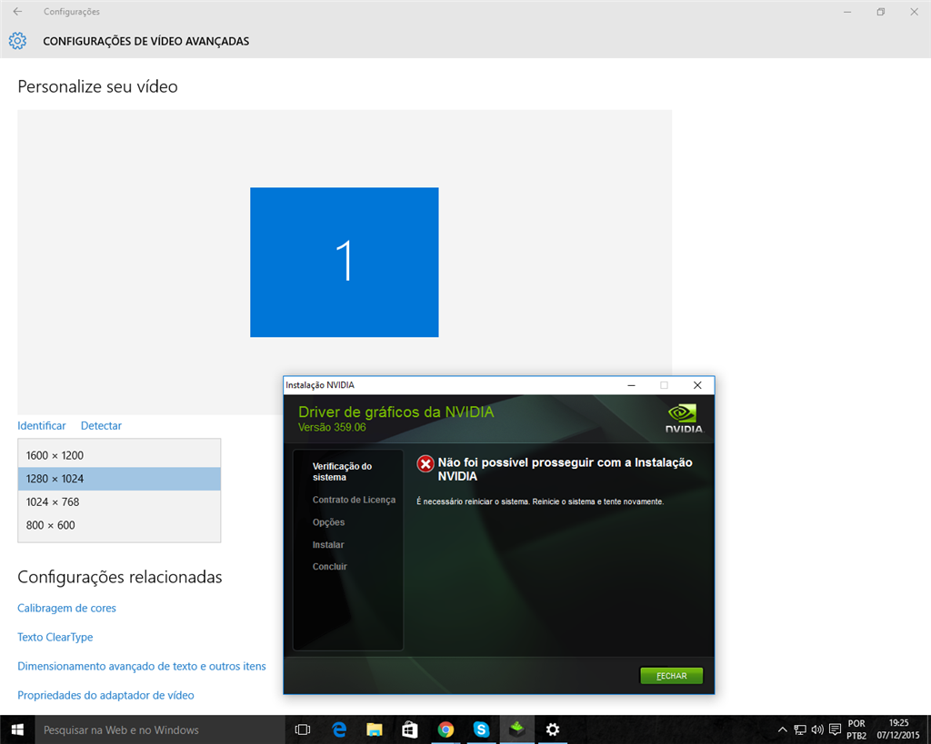 Instalar drivers placa online de video