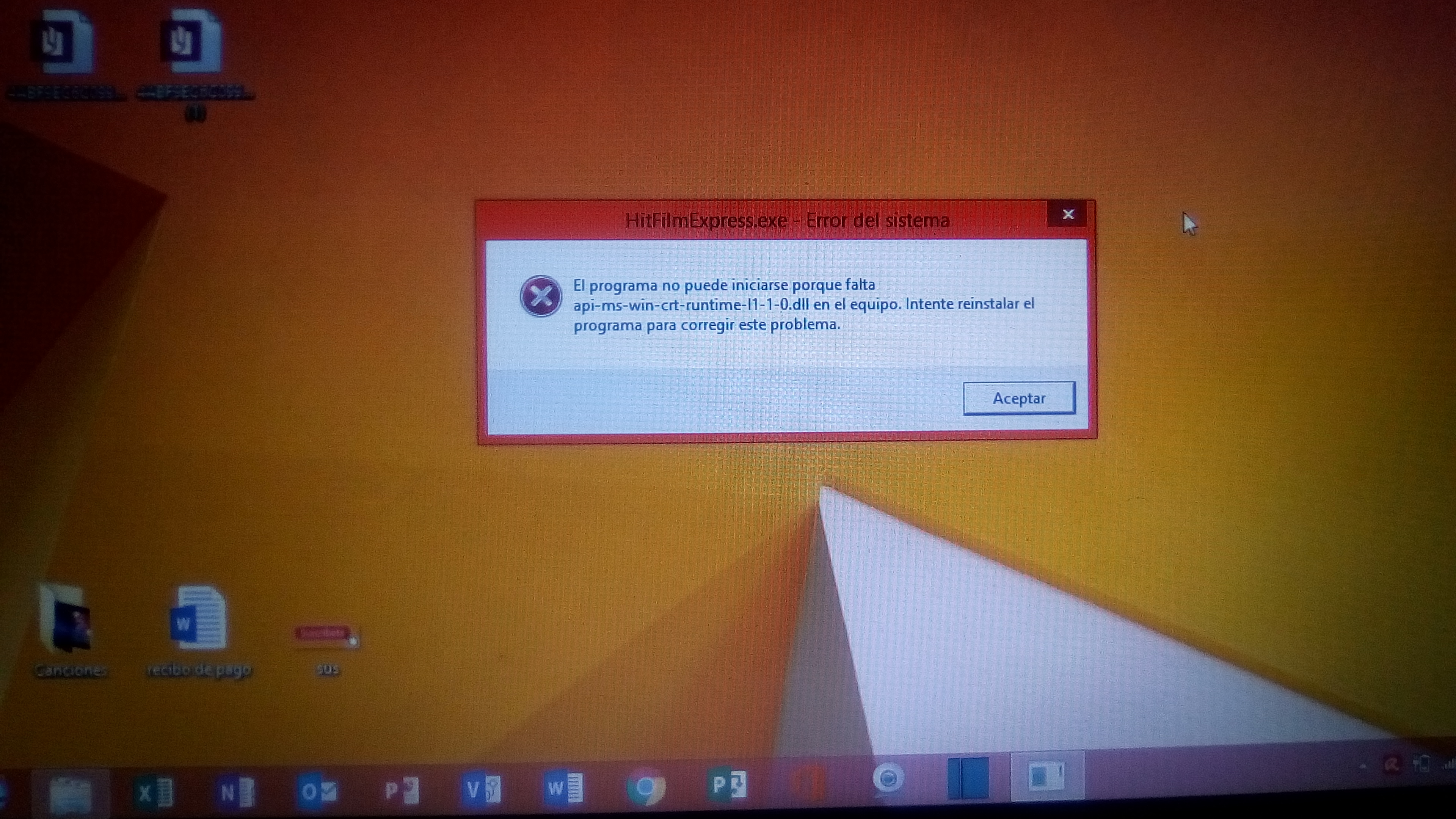 Windows 8 1 Error Api Ms Win Crt Runtime L1 1 0 Dll