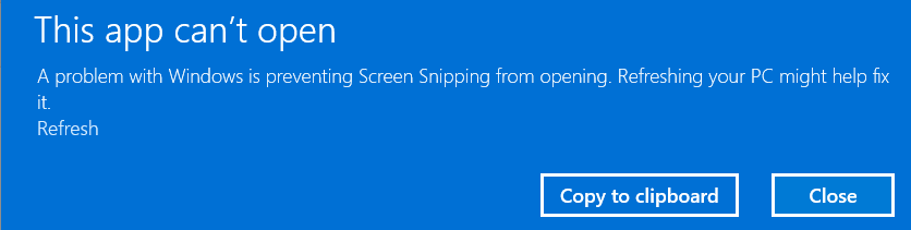 Snipping tool not working on WINDOWS 11 - Microsoft Community