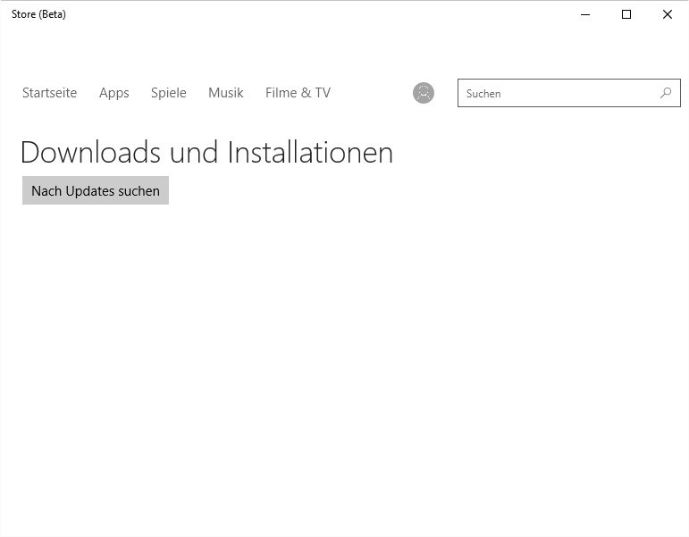 Die Kontakte App stürzt in der Build 10061 ab