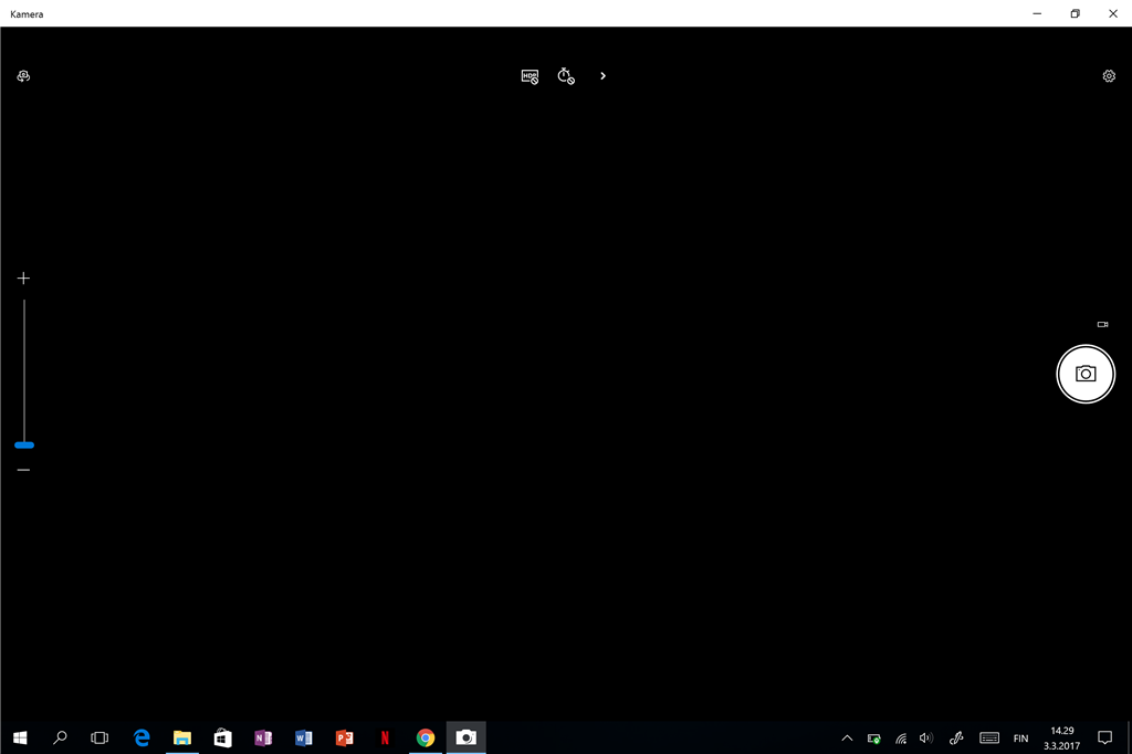 Camera showing black screen - Microsoft Community