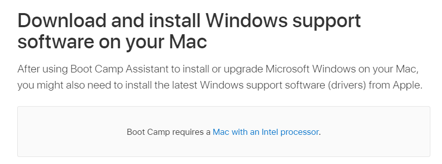 Download and install Windows support software on your Mac - Apple