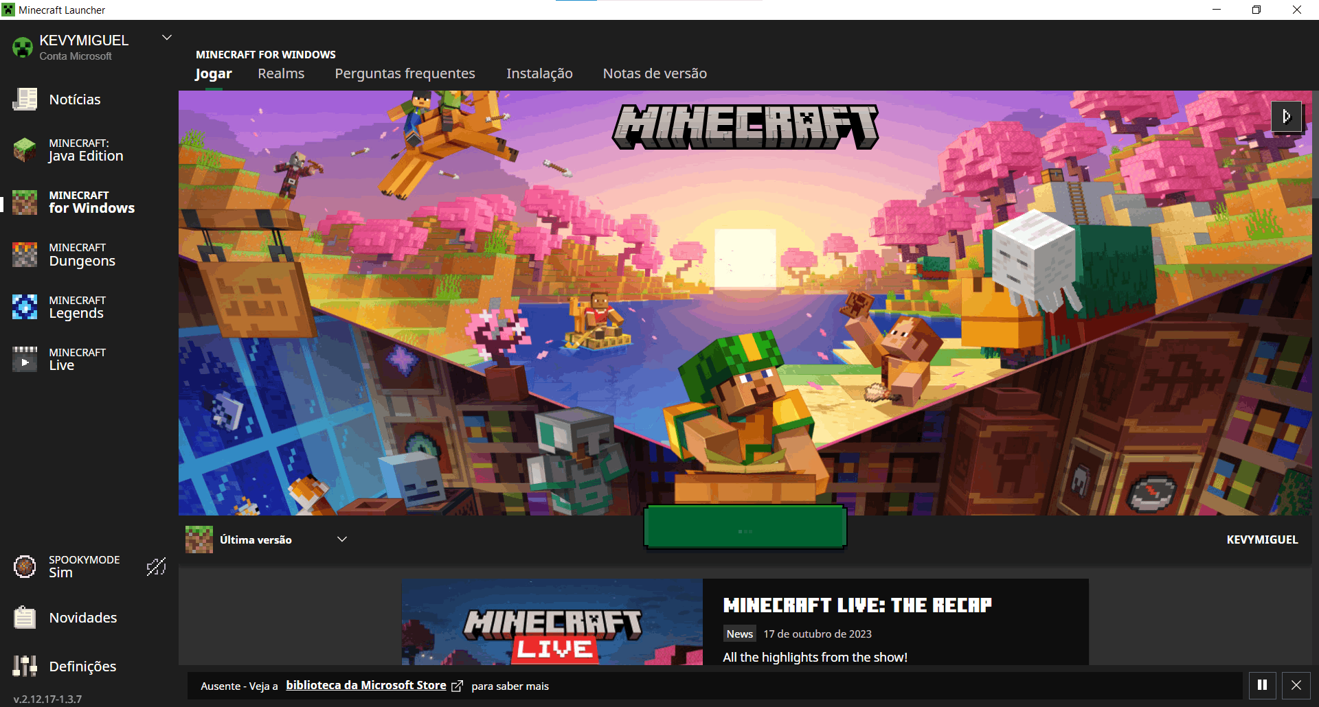 Jogo Minecraft não quer instalar/atualizar - Microsoft Community