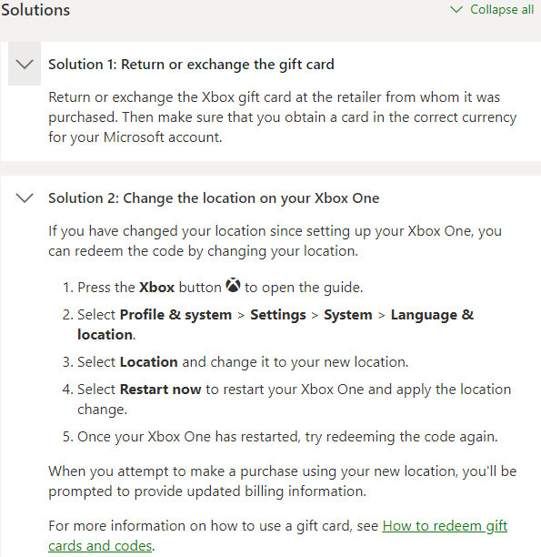Xbox gift card on sale region locked