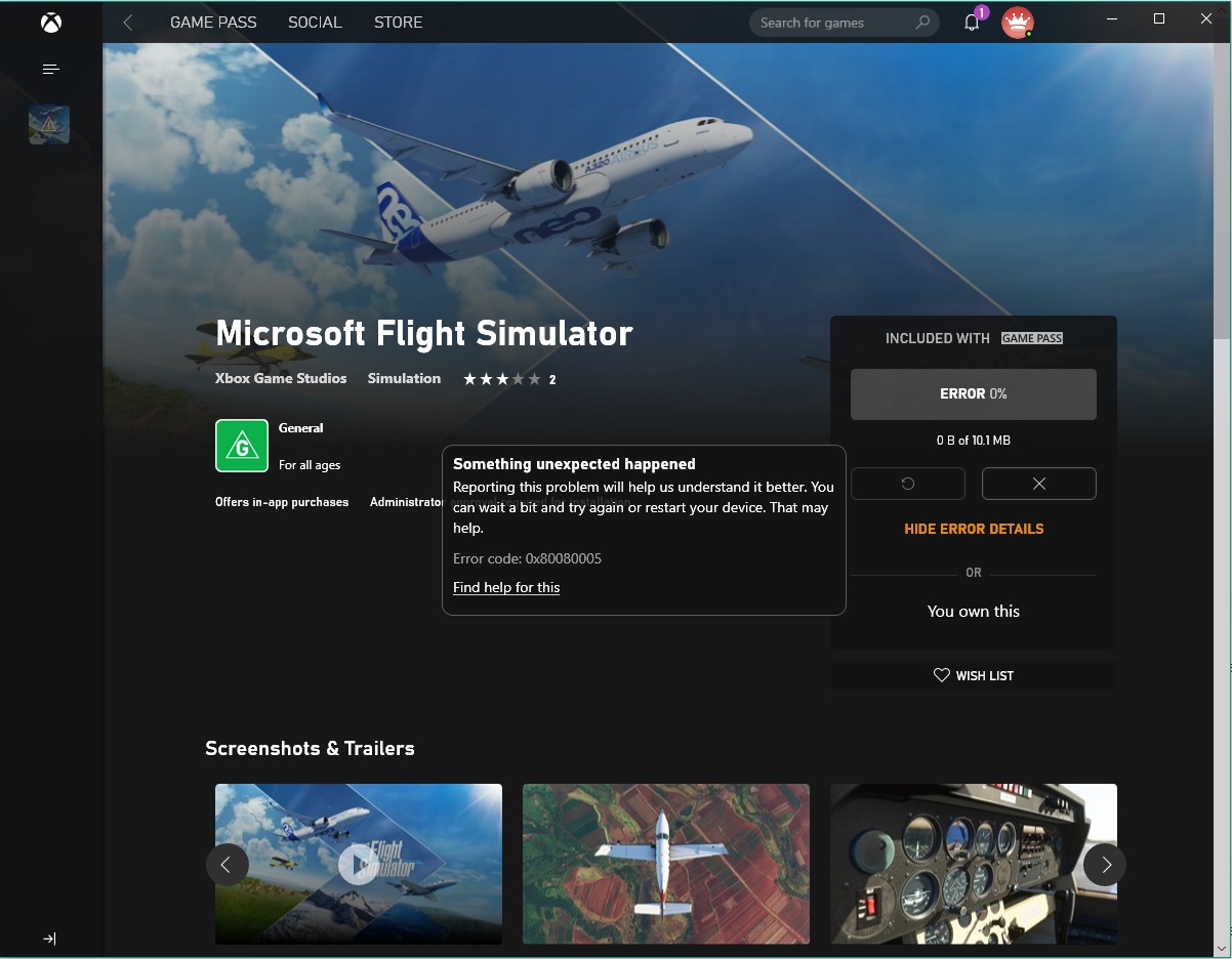 Flight simulator 2020 on sale xbox store