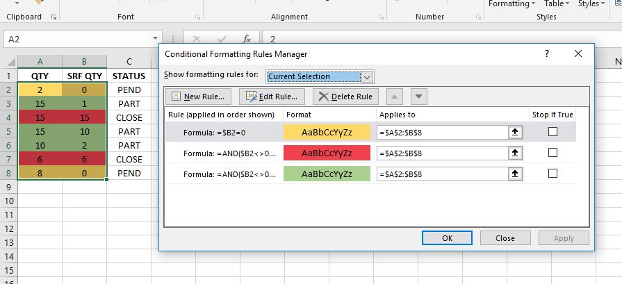 Change The Fill Color Of A Cell Based On The Value Of An Adjacent Cell ...